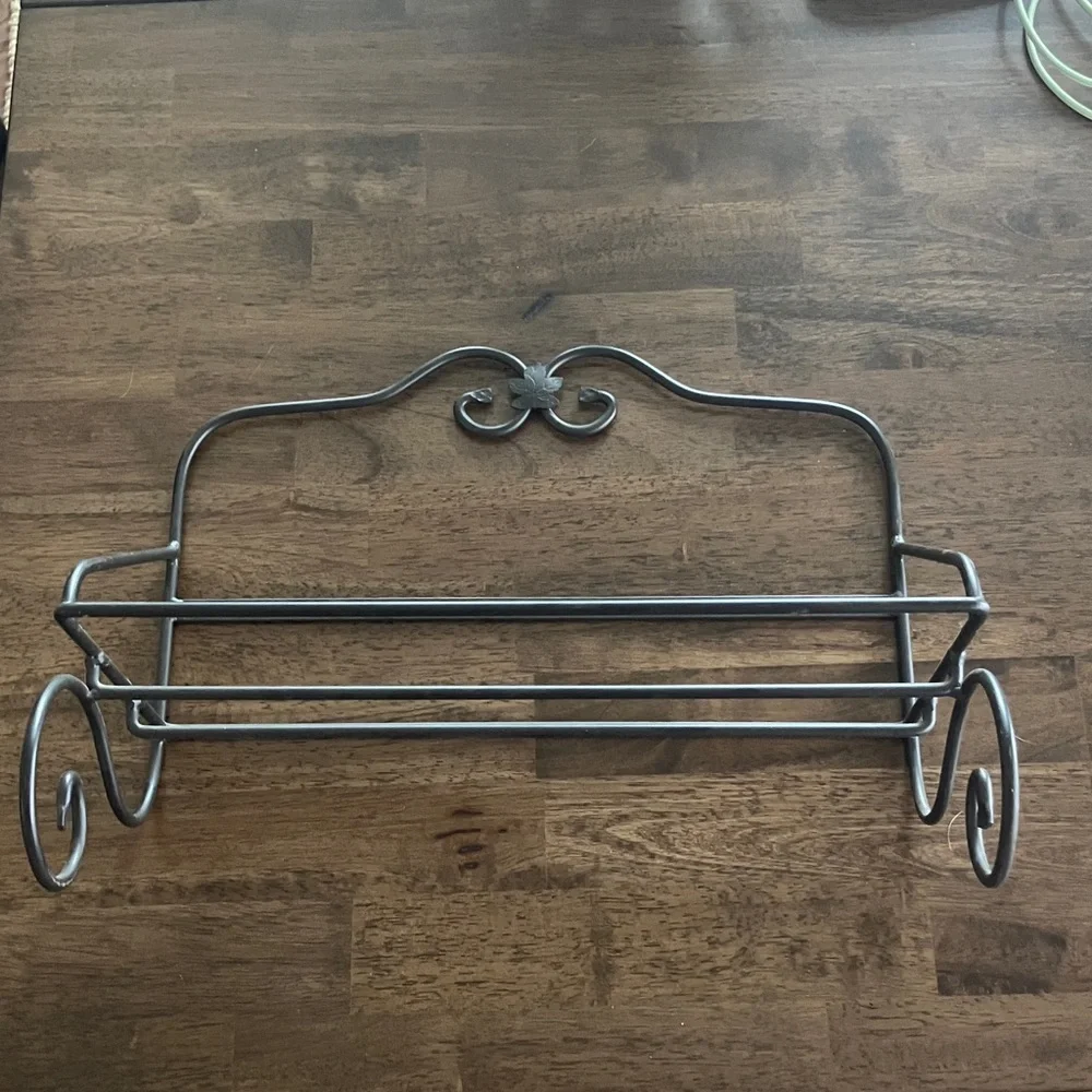 Longaberger Black Metal Wall Shelf